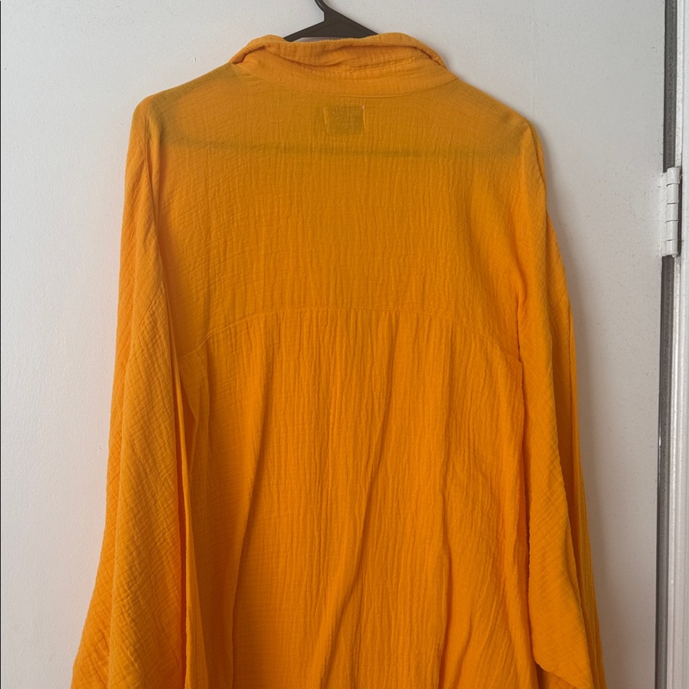 ASOS Curve Yellow Midi Dress - Picture 8 of 9